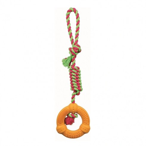 Trixie Játék Denta Fun Karika Kötélen 12cm/41cm