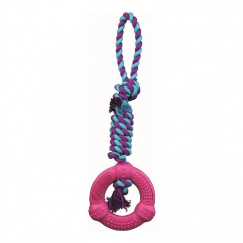 Trixie Játék Denta Fun Karika Kötélen 12cm/41cm