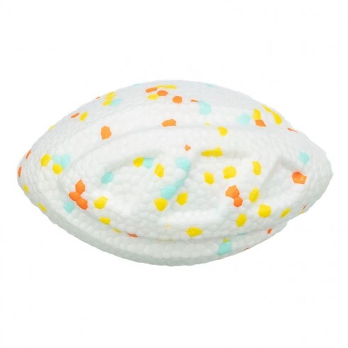 .Játék Light & Strong, rugby labda, EPS, 12,5 cm, fehér/többszínű