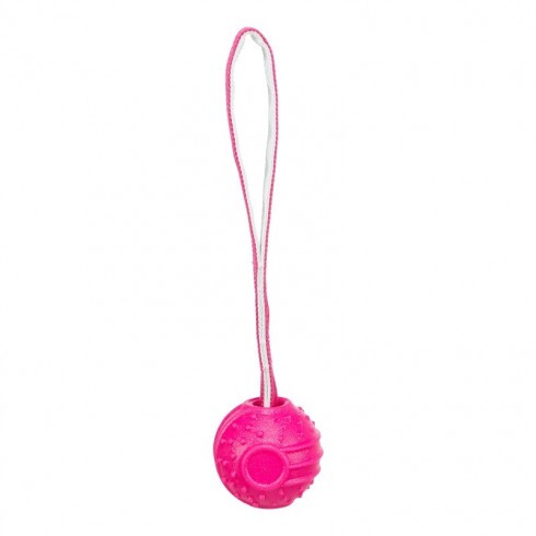.Játék Soft & Strong labda pánttal TPR, 27cm rózsaszín