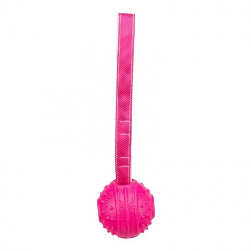 .Játék Soft & Strong labda pánttal TPR, 29cm rózsaszín