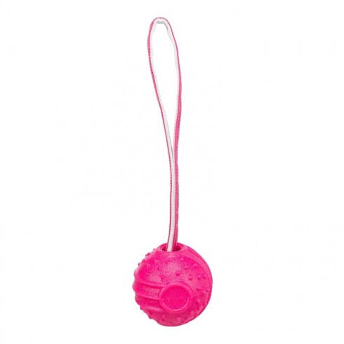 .Játék Soft & Strong labda pánttal TPR, 29cm rózsaszín