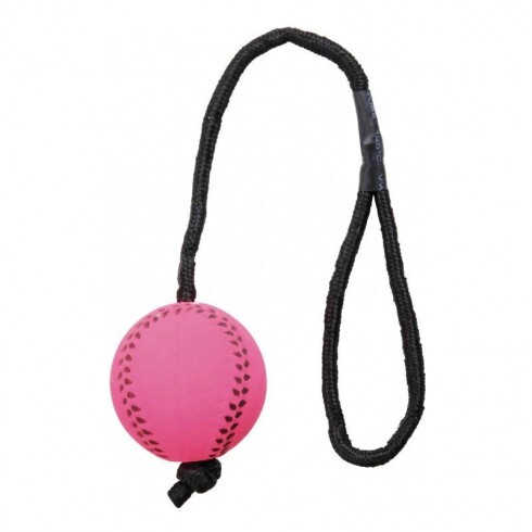 Trixie Játék Gumi Neon Labda Kötéllel 6cm