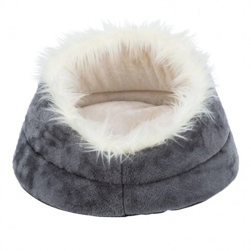 Trixie Ágy Minou kör alakú 47x26cm szürke/világosszürke