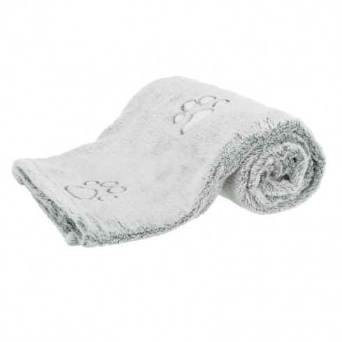 Trixie Pléd Nando, Puha Gyapjú 100 × 70 cm, Világosszürke