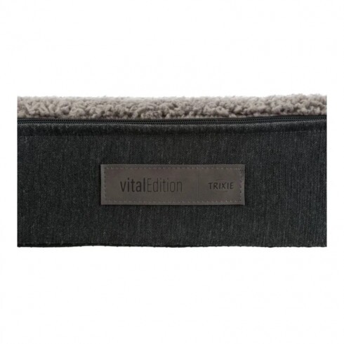 Trixie Kanapé Bendson Szögletes, 80 × 60 cm, Sötétszürke/Világosszürke