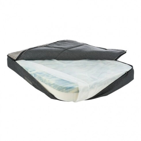 Trixie Kanapé Bendson Szögletes, 80 × 60 cm, Sötétszürke/Világosszürke