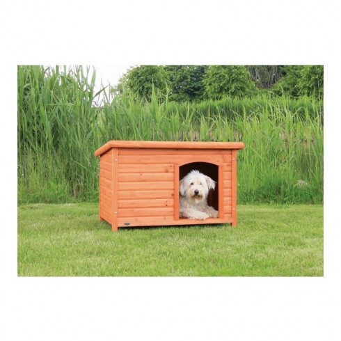 Trixie Kutyaház lapostetős M-L 104x72x68cm barna