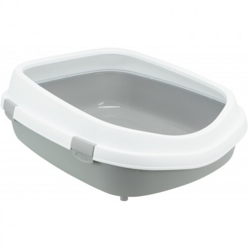 .Macska WC Primo XXL Peremes 56x25x71cm Szürke/Fehér