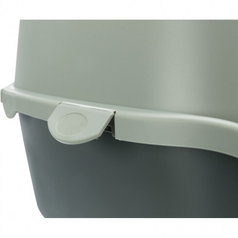 .Macska WC Be Eco Vico Fedeles 40x40x56cm Antracit/Szürke-Zöld