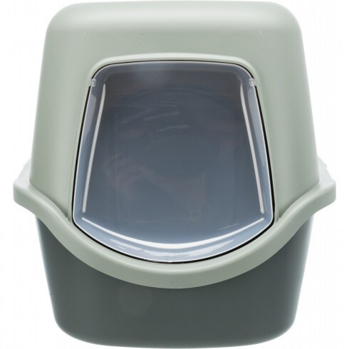 .Macska WC Be Eco Vico Fedeles 40x40x56cm Antracit/Szürke-Zöld