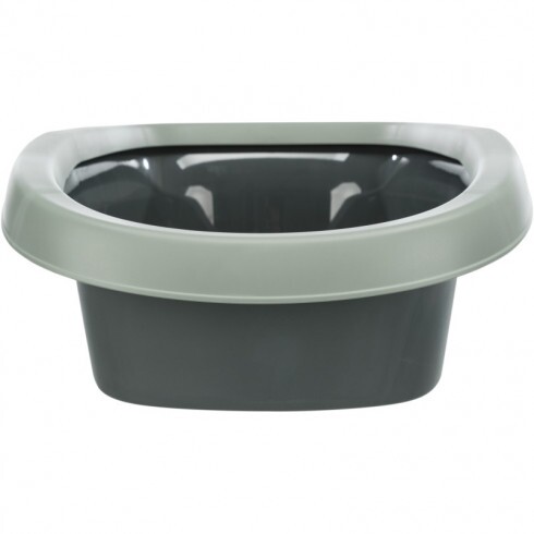 .Macska WC Be Eco Carlo Peremes 31x14x43cm Antracit/Szürke-Zöld