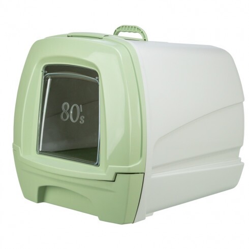 .Macska wc Drawer EasyDraw 46*48*57cm szürke/zöld