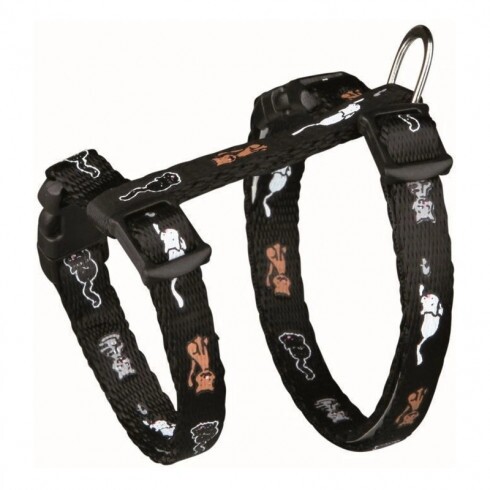 Trixie Hám És Póráz Cica Egérmintás 21-33cm/8mm, 1,2m