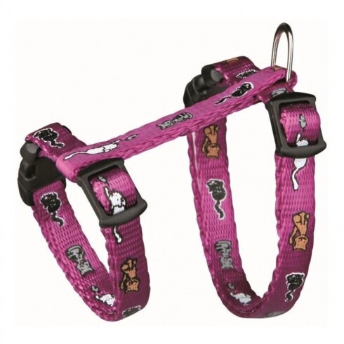 Trixie Hám És Póráz Cica Egérmintás 21-33cm/8mm, 1,2m