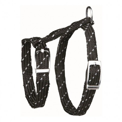 Trixie Hám És Póráz Macskának Szövet Fényvisszaverős 27-45cm/10mm 1,3m