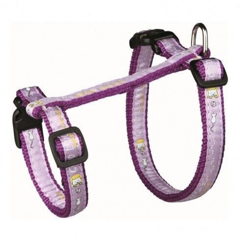 Trixie Hám És Póráz Xl Macskának Mintás 34-57cm/13mm 1,2m