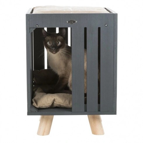 Trixie Macskabútor BE NORDIC Alva 36x51x36cm Antracit/Homok