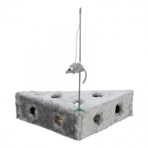 Trixie Játék Macskának Plüss Sajt 3 Labdával 36x8x26cm