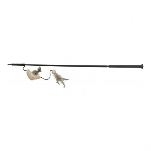 Trixie Játék Macska Pálca XXL Hal Figurával, Macskamentával 65cm