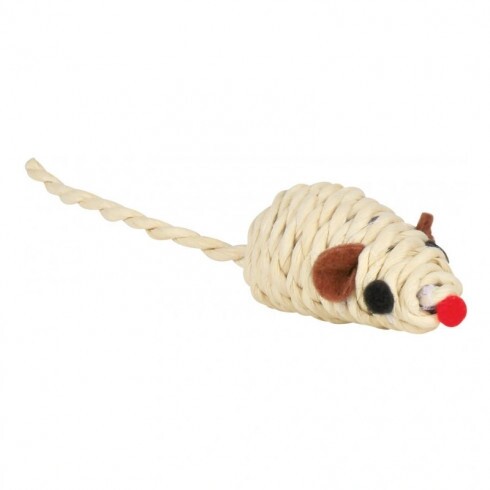 Trixie Játék Macskának Egér Fonott 5cm