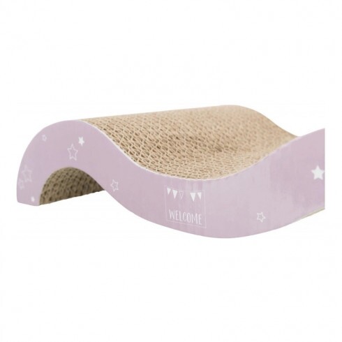 Trixie Kaparótábla Junior Hullámos 38x7x18cm Világolila/Menta