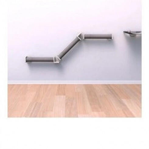 Trixie Kaparófa Fali Szett Mászópálya, 195x78cm, Fehér/Szürke