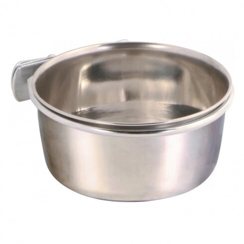 Trixie Tál Fém, Csavaros Tartóval 300ml/9cm