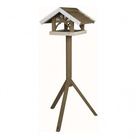 Trixie Kültéri madáretető Álló fából 45x28x44cm/1,25m Szürke/Fehér