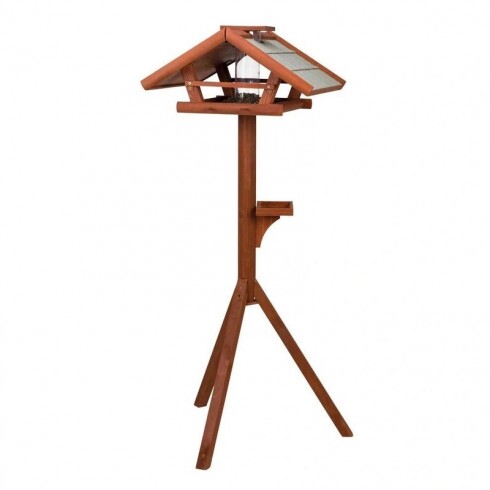 Trixie Kültéri Madáretető Fából álló 55x27x53cm/1,40m, Barna