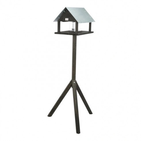 Trixie Kültéri Madáretető Álló, Lucfenyőből, 29x27x38cm/1Trixie 24m, Fekete