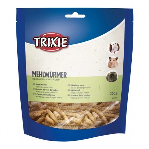 Trixie Jutalomfalat Rágcsálóknak, Szárított Lisztkukac, 200g