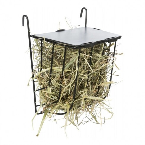 Trixie Eledeltartó Rágcsálónak Fedéllel, Fém, 13 × 18 × 12 cm, Fekete