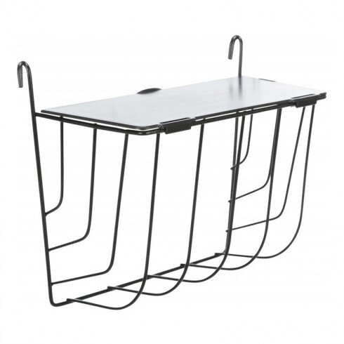 Trixie Eledeltartó Rágcsálónak Fedéllel, Fém, 20 × 18 × 12 cm, Fekete