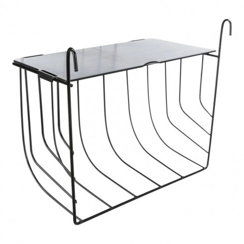 Trixie Eledeltartó Rágcsálónak Fedéllel, Fém, 25 × 18 × 12 cm, Fekete