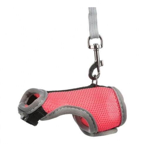 Trixie Hám Pórázzal Nylon Rágcsálóknak Strapabíró 12–18cm 1,20cm