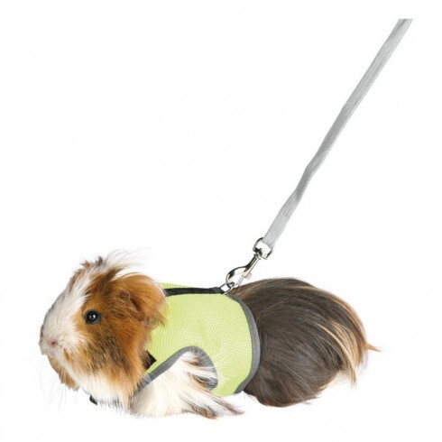 Trixie Hám Pórázzal Nylon Rágcsálóknak Strapabíró 18–25cm 1,20cm