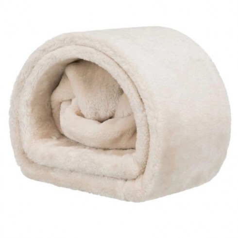 Trixie Alagút Nyúlnak Plüss 2 bejárattal 27x21x80cm, Bézs