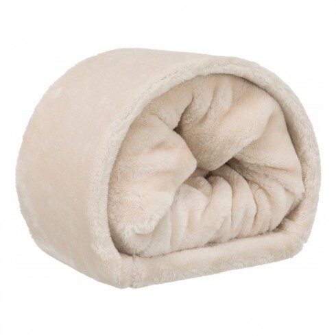 Trixie Alagút Nyúlnak Plüss 2 bejárattal 27x21x80cm, Bézs