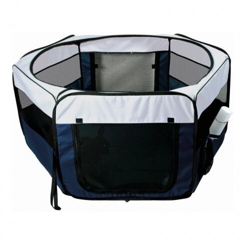 Trixie Kennel Kültéri Nylon Nyúlnak Kölyök Kutyának Kék És Szürke 130*55cm