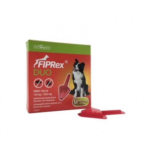 Fiprex Duo M 134 mg + 120,6 mg rácsepegtető oldat kutyáknak 1x