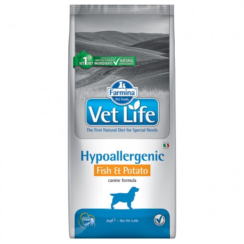 Vet Life Dog Hipo Fish & Potato 2 Kg