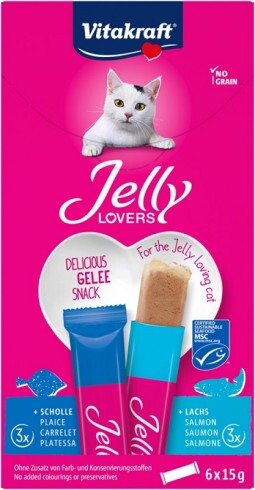 Jelly Lovers Zselés Jutalomfalat Lazaccal 6x15g