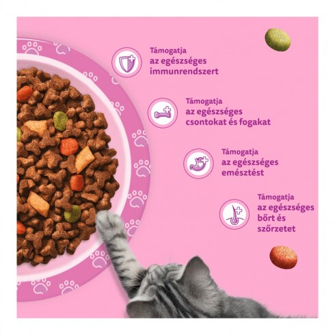 Whiskas Junior macskaeledel csirkével 14kg
