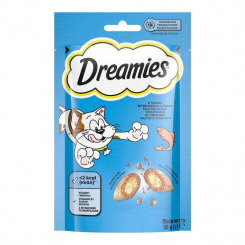 Dreamies Jutalomfalat Lazac 60g