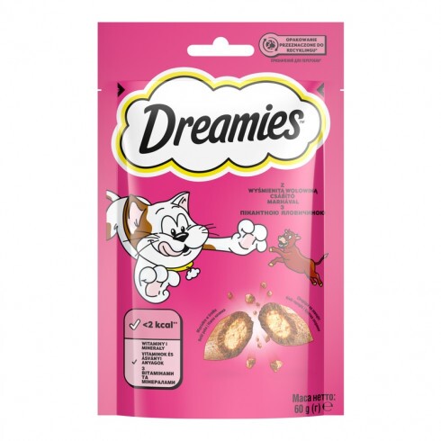Dreamies Jutalomfalat Marha 60g