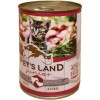 Pet s Land Cat Junior Konzerv Marhamáj-Bárányhús almával 415g PL42738