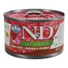 N&D Quinoa Dog konzerv szarvas & kókusz adult mini 140g PND140021