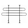 Trixie Térelválasztórács Autóba 2elemes 85-140cm/75-110cm fekete