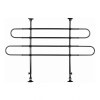 Trixie Térelválasztórács Autóba 2elemes 85-140cm/75-110cm fekete